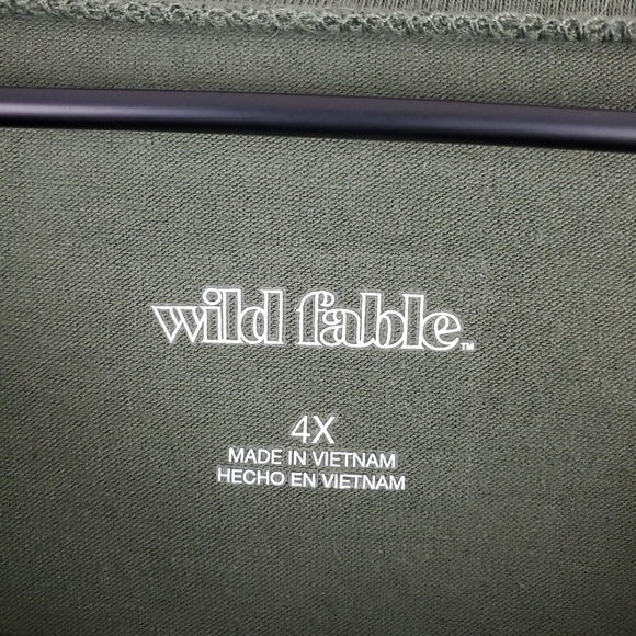 Wild Fable Green Crop Tee BNWT 4x - Picture 3 of 6